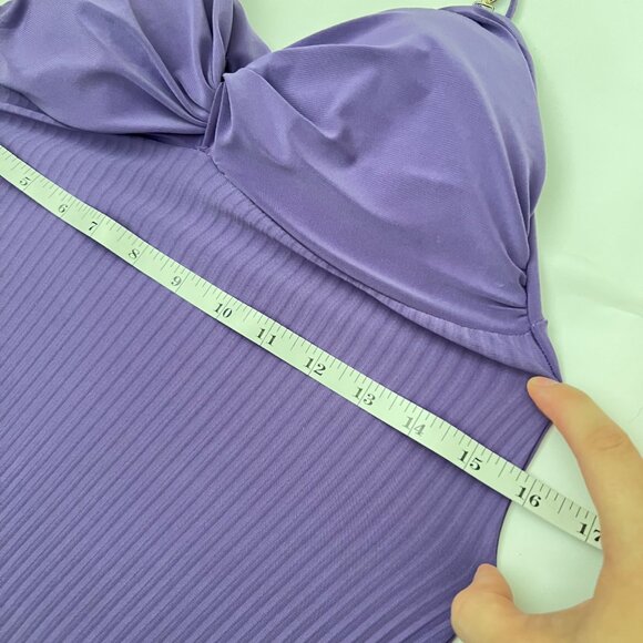 Preloved Chic Pleated Lavender Maxi Dress w/ Strappy Details from Argentina S-M - Picture 14 of 16